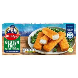 BIRDS EYE 12 GLUTEN FREE FISH FINGERS CR 360 GRMS