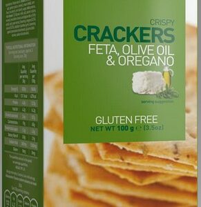 WELLABYS CRISPY CRACKERS FETA 100 GRMS