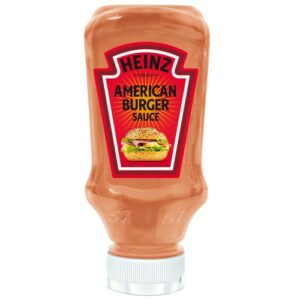 HEINZ AMERICAN BURGER SAUCE T/DOWN 220 ML