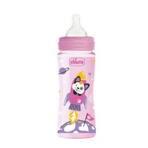 CHICCO WB FEEDING BOTTLE GIRL 1 PCS.