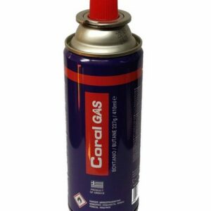 CORAL GAS GAS CARTRIDGE W / VALVE 227 GRMS