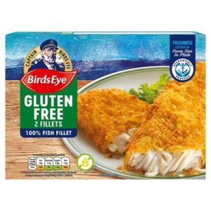 BIRDS EYE GF FISH FILLETS 250 GRMS
