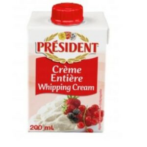 PRESIDENT CREAM IN SQUARE 200 ML