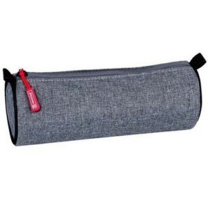 BRUNNEN PENCIL CASE ROUND STONE BLACK