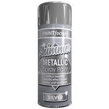 I XMAS METALLIC SPRAY PAINT SILVER 200 ML