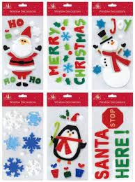I XMAS GEL WINDOW STICKERS