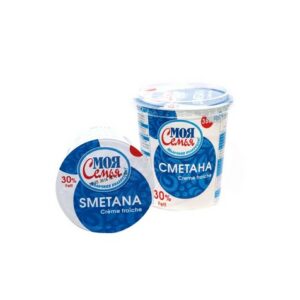 MY FAMILY SOUR CREAM SMETANA LITHUANIA "MOYA SEMYA"; 30% ;
