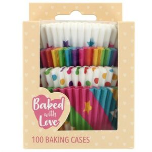 IPAK BAKING CASES RAINBOW 100X05 CMS