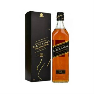 JOHNNIE WALKER BLACK LABEL 12YR SCOTCH WHISKY 700 ML