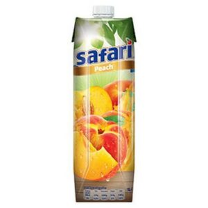 SAFARI PEACH JUICE MAXI PACK 1 LTR
