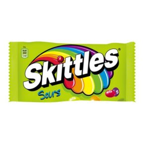 SKITTLES SOUR FRUIT GREEN 38 GRMS