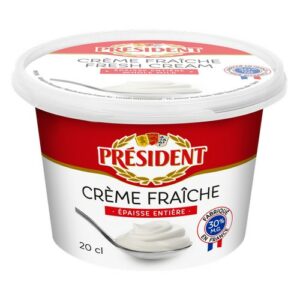 PRESIDENT CREME FRAICHE 30% FAT JAR 200 ml