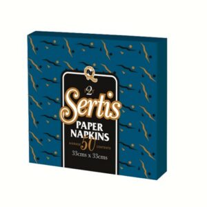 SERTIS NAPKIN COLOR 2PLY 40X40 50 pcs.