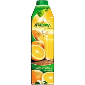 PFANNER ORANGE JUICE S/CAP 1 LTR