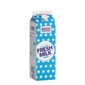 BENNA MILK 2.5% FAT 1 LTR