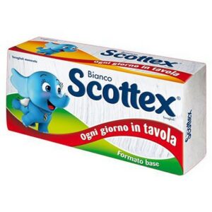 SCOTTEX WHITE FAMILY NAPKINS 150 PCS.