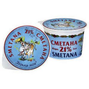 ZORKA MOIA SOUR CREAM SMETANA 21% FAT 250 GRMS