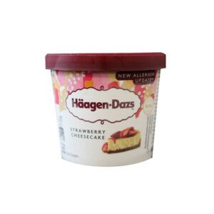 HAAGEN DAZS STRAWBERRY CHEESECAKE MINI CUP 95 ML