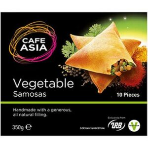 CAFE ASIA VEGETABLE SAMOSA 10PCS 350 GRMS