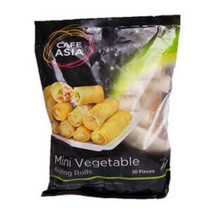 CAFE ASIA MINI VEGETAB SPRINGROLLS 30PCS 600 grms
