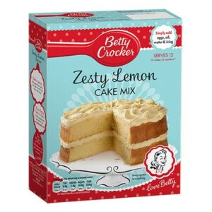 BETTY CROCKER ZESTY LEMON CAKE MIX 425 GRMS
