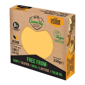 GREEN VIE MOZZARELLA CHEDDAR FLAVOUR BLK 250 grms