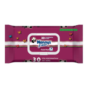 NANNYS WIPES OPEN COVER 30 PCS.