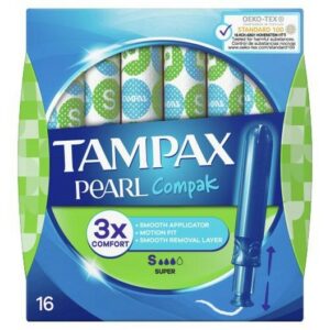 TAMPAX COMPAK PEARL SUPER