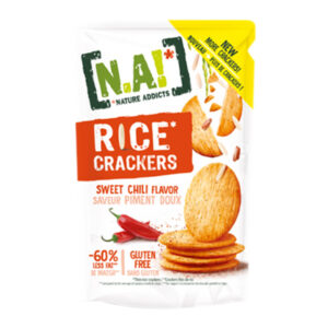 NATURE ADDICTS RICE CRACKERS SWEET CHILLI 85 GRMS