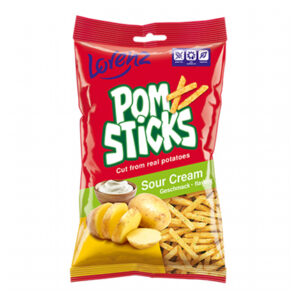 LORENZ POMSTICKS SOUR CREAM 100 GRMS