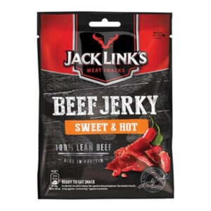 JACK LINKS BEEF JERKY SWEET & HOT 25 GRMS