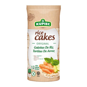 KUPIEC RICE CAKE NATURAL 120 grms