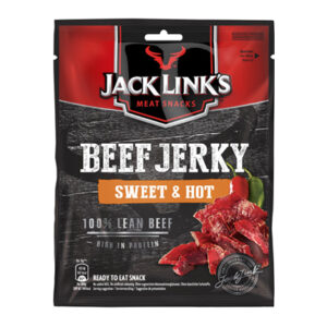 JACK LINKS BEEF JERKY SWEET & HOT 60 GRMS