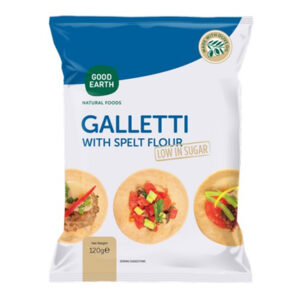 GOOD EARTH GALLETTI SPELT 120 grms