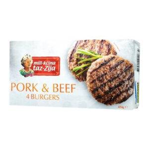 MKZ PORK & BEEF 4 BURGERS 454 GRMS