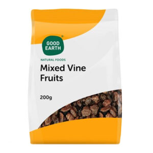 GOOD EARTH MIXED VINE FRUITS 200 GRMS