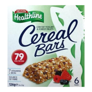 DEVON HEALTHLINE CEREAL BARS FOREST FRUIT X6 126 grms