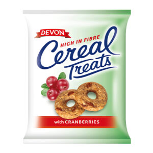 DEVON HEALTHLINE CEREAL TREATS CRANBERRIES 50 grms