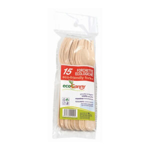 ECO CANNY BIO CUTLERY FORKS X15 660 ML