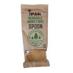 IPAK SPOON WOOD FIBRE 166MM 20 pcs.