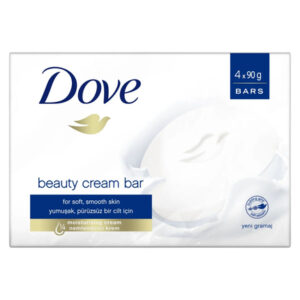 DOVE BEAUTY BAR CREAM 4X90 GRMS