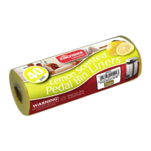 KINGFISHER SWING BIN LINERS LEMON SCENTED 20 PCS.