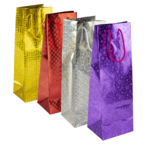 I ACC HOLOGRAM GIFT BAGS BOTTLE 1 PCS.