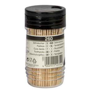 PAP STAR Toothpicks In Disp W Rotating 260 pcs.