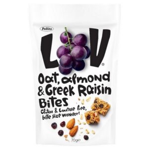 PELLITO LOV ALMOND & GREEK RAISIN OAT BITES 70 GRMS