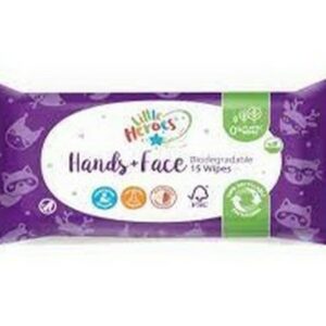 I LITTLE HEROES HANDS & FACE WIPES 15 PCS.