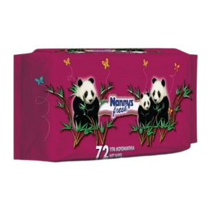 NANNYS FRESH WIPES OPEN COVER 72 PCS.