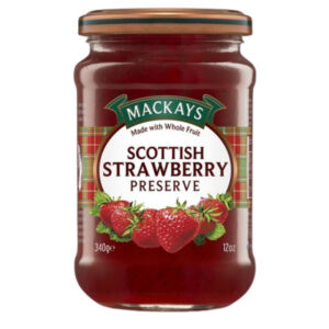 MACKAYS SCOTTISH STRAWBERRY JAM 340 GRMS