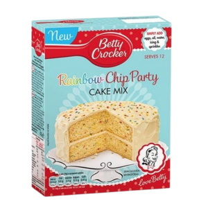 BETTY CROCKER PARTY RAINBOW CAKE MIX 425 GRMS
