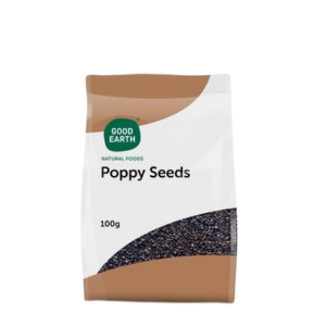 GOOD EARTH POPPY SEEDS 100 GRMS